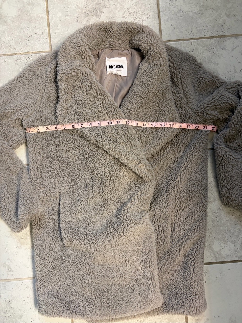 ✨BB Dakota | Daylin Open-Front Teddy Bear Coatigan | Sz S - Picture 15 of 16